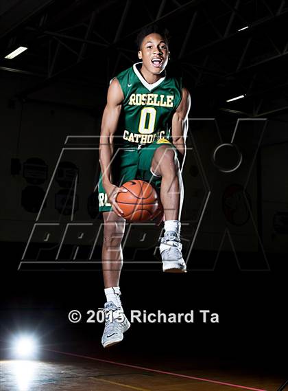 Thumbnail 2 in Roselle Catholic (Preseason Early Contenders Photo Shoot) photogallery.
