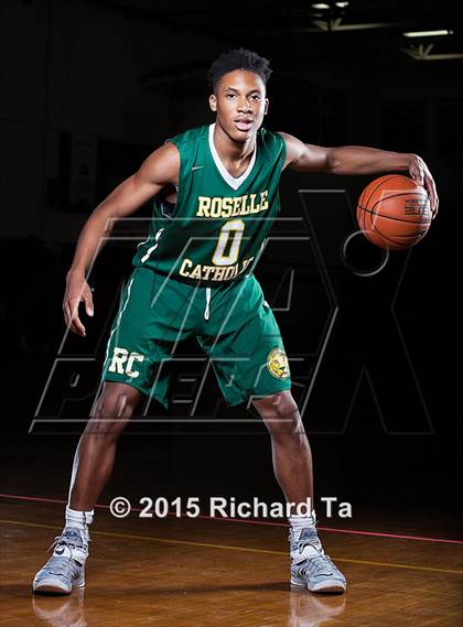 Thumbnail 2 in Roselle Catholic (Preseason Early Contenders Photo Shoot) photogallery.