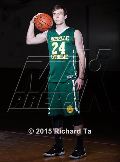 Thumbnail 3 in Roselle Catholic (Preseason Early Contenders Photo Shoot) photogallery.