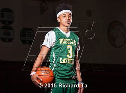 Thumbnail 3 in Roselle Catholic (Preseason Early Contenders Photo Shoot) photogallery.