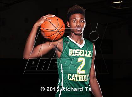 Thumbnail 2 in Roselle Catholic (Preseason Early Contenders Photo Shoot) photogallery.