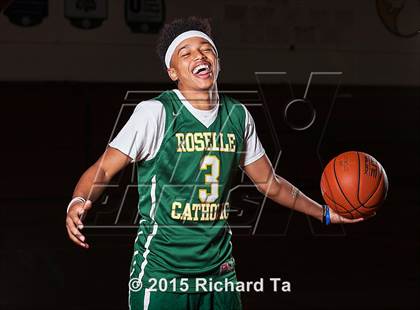 Thumbnail 3 in Roselle Catholic (Preseason Early Contenders Photo Shoot) photogallery.