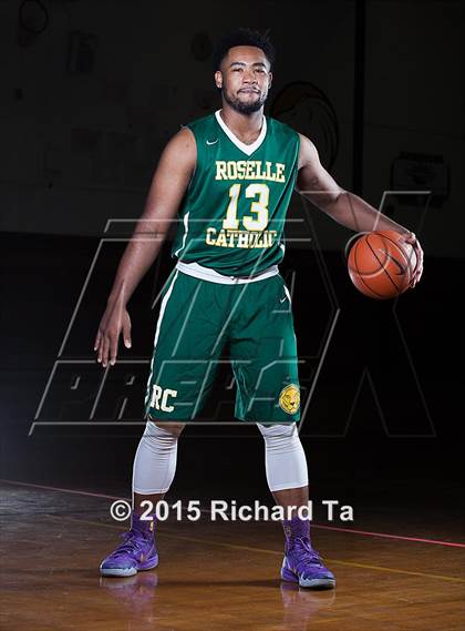 Thumbnail 1 in Roselle Catholic (Preseason Early Contenders Photo Shoot) photogallery.