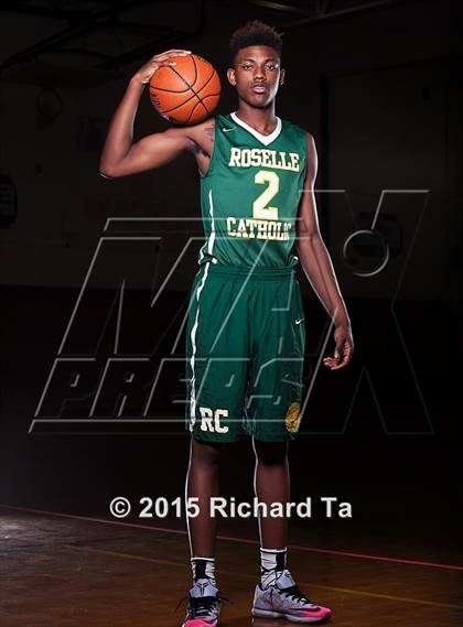 Thumbnail 3 in Roselle Catholic (Preseason Early Contenders Photo Shoot) photogallery.