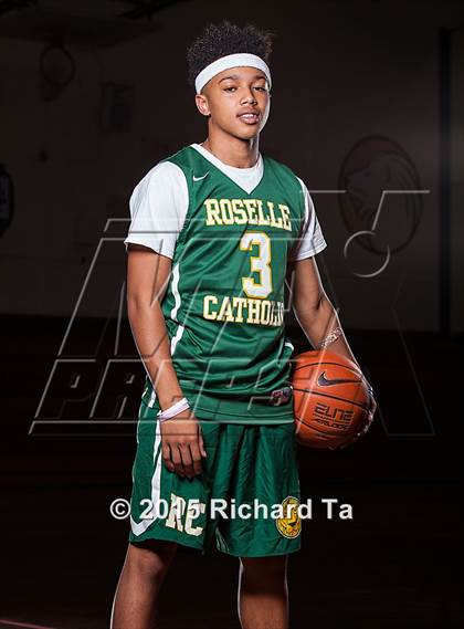 Thumbnail 1 in Roselle Catholic (Preseason Early Contenders Photo Shoot) photogallery.