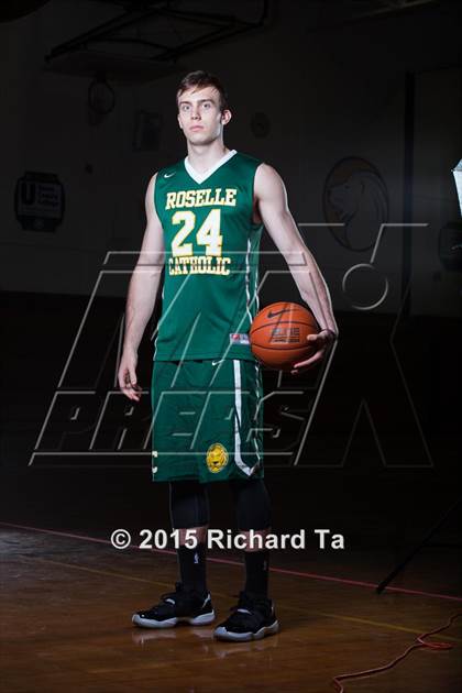 Thumbnail 1 in Roselle Catholic (Preseason Early Contenders Photo Shoot) photogallery.
