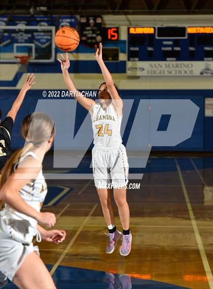 Thumbnail 3 in Northview vs. Alhambra (San Marino Tournament) photogallery.