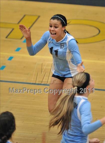 Thumbnail 1 in La Salle vs. St. Lucy's (CIF SS D2AA Final) photogallery.