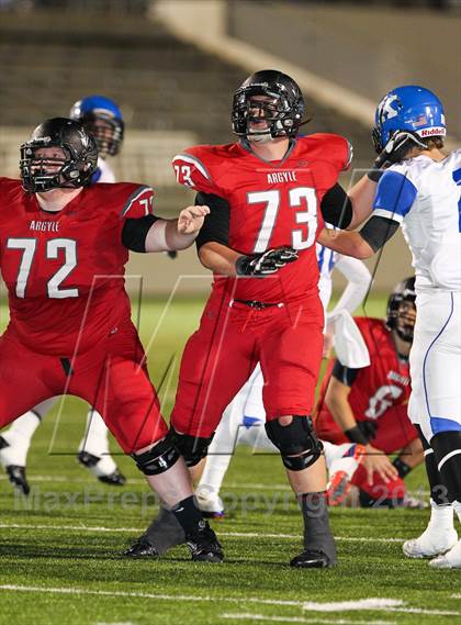 Thumbnail 3 in Argyle vs. Krum (UIL 3A D2 Bi-District Playoff) photogallery.