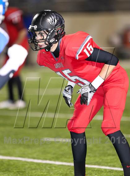 Thumbnail 3 in Argyle vs. Krum (UIL 3A D2 Bi-District Playoff) photogallery.