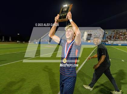 Thumbnail 1 in Seven Lakes vs Dripping Springs  (UIL 6A Soccer Final) photogallery.