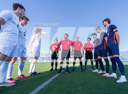Thumbnail 2 in Seven Lakes vs Dripping Springs  (UIL 6A Soccer Final) photogallery.