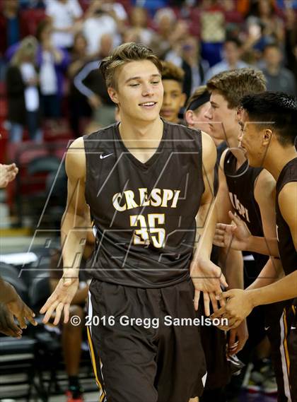 Thumbnail 2 in Berkeley vs Crespi (CIF State D1 Final) photogallery.
