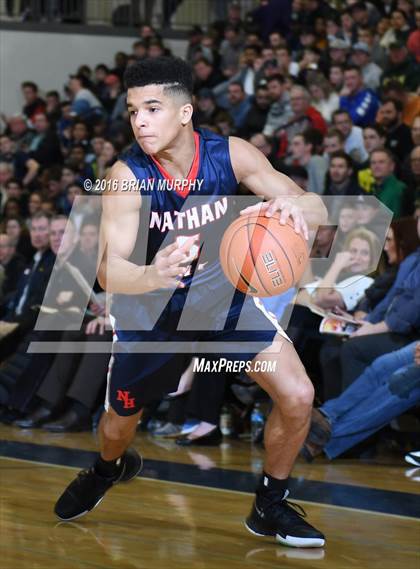 Thumbnail 1 in Nathan Hale vs. Garfield (Les Schwab Invitational) photogallery.