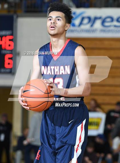 Thumbnail 1 in Nathan Hale vs. Garfield (Les Schwab Invitational) photogallery.