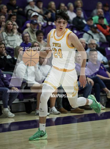 Thumbnail 1 in The Woodlands Christian Academy vs Collinsville (Prairie Farms Holiday Classic) photogallery.