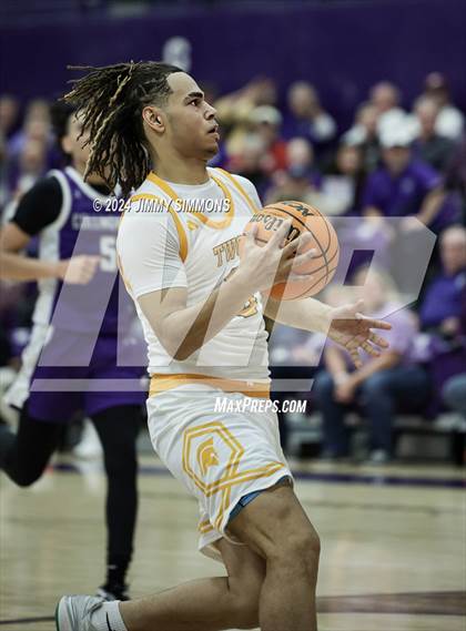 Thumbnail 2 in The Woodlands Christian Academy vs Collinsville (Prairie Farms Holiday Classic) photogallery.