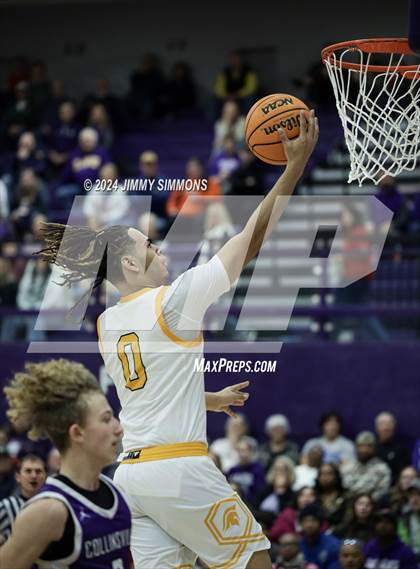 Thumbnail 1 in The Woodlands Christian Academy vs Collinsville (Prairie Farms Holiday Classic) photogallery.