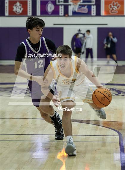 Thumbnail 2 in The Woodlands Christian Academy vs Collinsville (Prairie Farms Holiday Classic) photogallery.