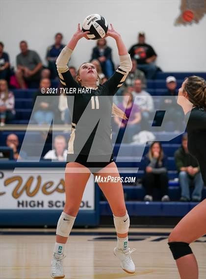 Thumbnail 1 in Lebanon vs. Tri-West Hendricks (IHSAA 3A Sectional Final) photogallery.