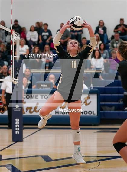 Thumbnail 3 in Lebanon vs. Tri-West Hendricks (IHSAA 3A Sectional Final) photogallery.