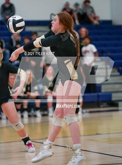 Thumbnail 3 in Lebanon vs. Tri-West Hendricks (IHSAA 3A Sectional Final) photogallery.