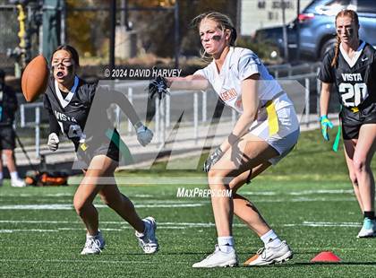 Thumbnail 3 in 5A Flag Football Semi Final Mountain Vista vs Legend photogallery.