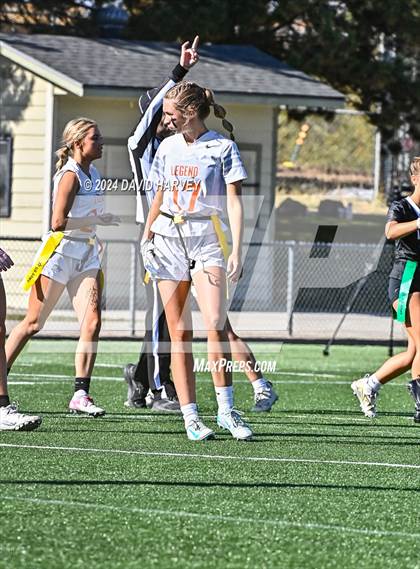 Thumbnail 3 in 5A Flag Football Semi Final Mountain Vista vs Legend photogallery.