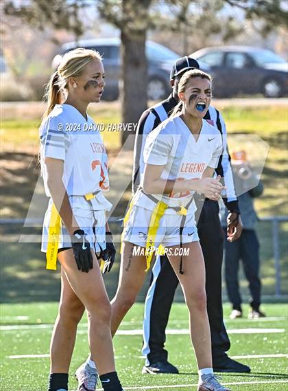 Thumbnail 3 in 5A Flag Football Semi Final Mountain Vista vs Legend photogallery.