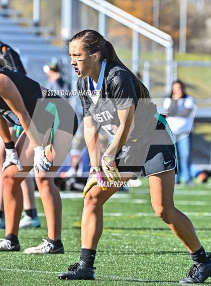 Thumbnail 2 in 5A Flag Football Semi Final Mountain Vista vs Legend photogallery.