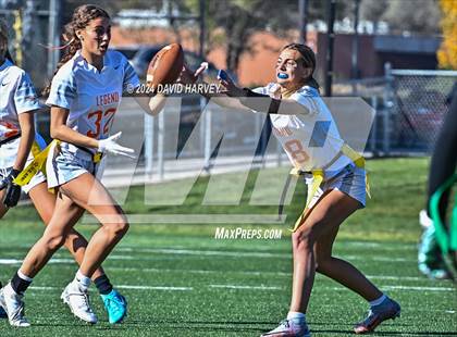 Thumbnail 3 in 5A Flag Football Semi Final Mountain Vista vs Legend photogallery.