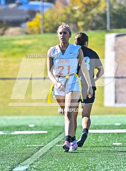 Thumbnail 3 in 5A Flag Football Semi Final Mountain Vista vs Legend photogallery.