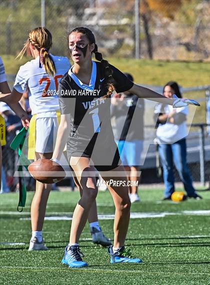 Thumbnail 3 in 5A Flag Football Semi Final Mountain Vista vs Legend photogallery.