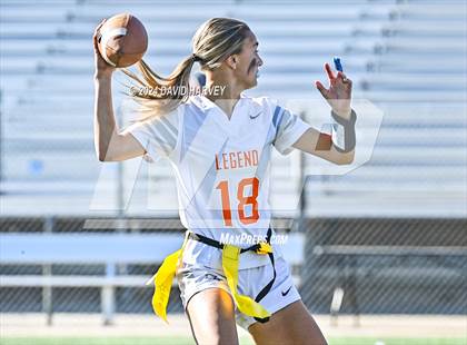 Thumbnail 3 in 5A Flag Football Semi Final Mountain Vista vs Legend photogallery.