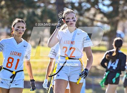 Thumbnail 3 in 5A Flag Football Semi Final Mountain Vista vs Legend photogallery.