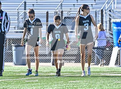 Thumbnail 3 in 5A Flag Football Semi Final Mountain Vista vs Legend photogallery.