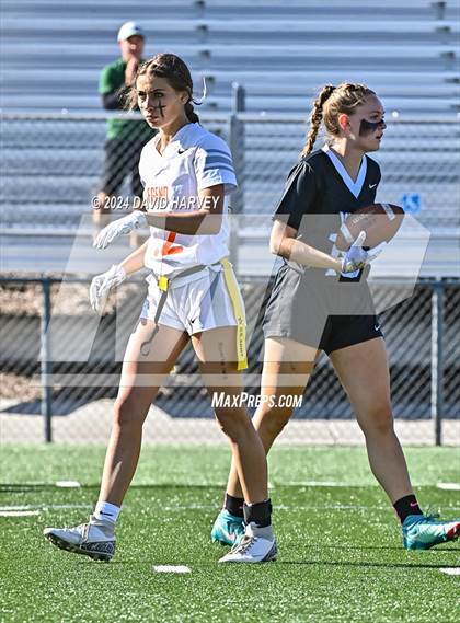 Thumbnail 1 in 5A Flag Football Semi Final Mountain Vista vs Legend photogallery.