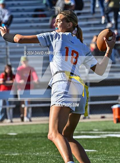 Thumbnail 3 in 5A Flag Football Semi Final Mountain Vista vs Legend photogallery.
