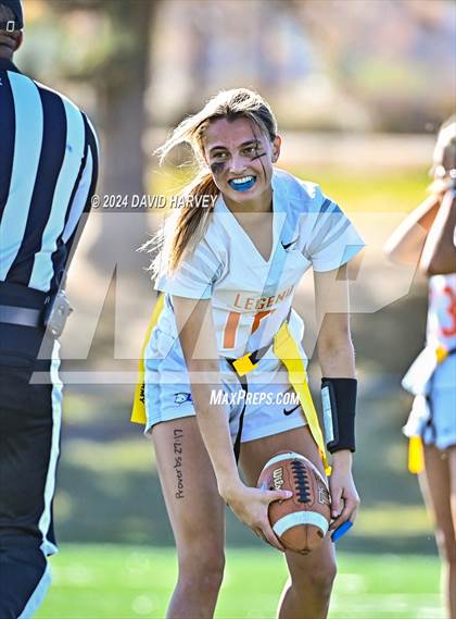 Thumbnail 3 in 5A Flag Football Semi Final Mountain Vista vs Legend photogallery.