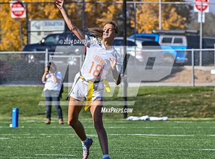 Thumbnail 2 in 5A Flag Football Semi Final Mountain Vista vs Legend photogallery.