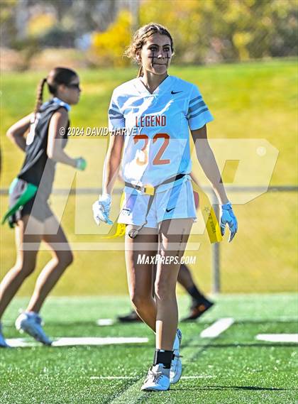 Thumbnail 3 in 5A Flag Football Semi Final Mountain Vista vs Legend photogallery.