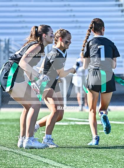 Thumbnail 3 in 5A Flag Football Semi Final Mountain Vista vs Legend photogallery.