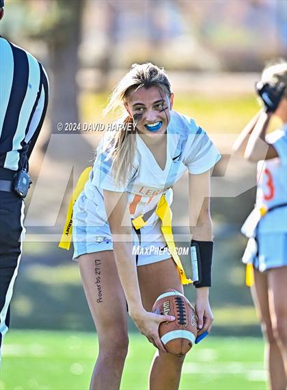 Thumbnail 2 in 5A Flag Football Semi Final Mountain Vista vs Legend photogallery.