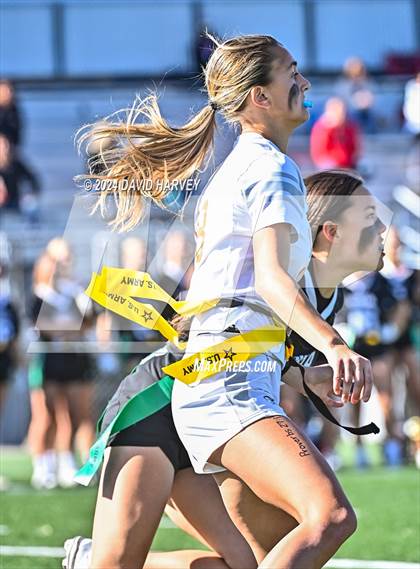 Thumbnail 3 in 5A Flag Football Semi Final Mountain Vista vs Legend photogallery.