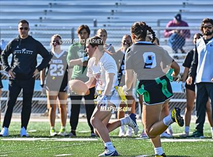 Thumbnail 2 in 5A Flag Football Semi Final Mountain Vista vs Legend photogallery.