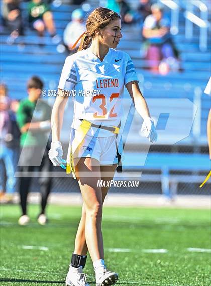 Thumbnail 3 in 5A Flag Football Semi Final Mountain Vista vs Legend photogallery.