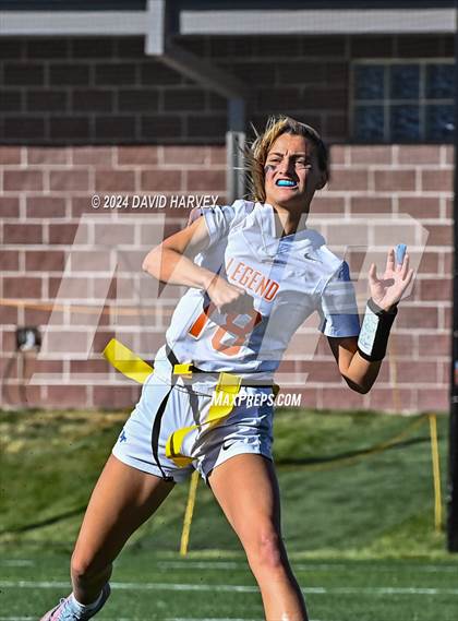 Thumbnail 1 in 5A Flag Football Semi Final Mountain Vista vs Legend photogallery.