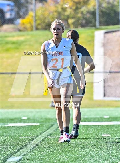 Thumbnail 2 in 5A Flag Football Semi Final Mountain Vista vs Legend photogallery.
