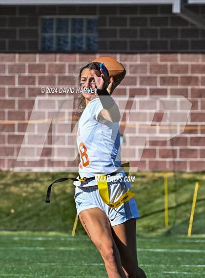 Thumbnail 2 in 5A Flag Football Semi Final Mountain Vista vs Legend photogallery.
