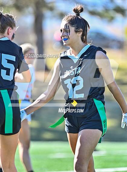 Thumbnail 3 in 5A Flag Football Semi Final Mountain Vista vs Legend photogallery.